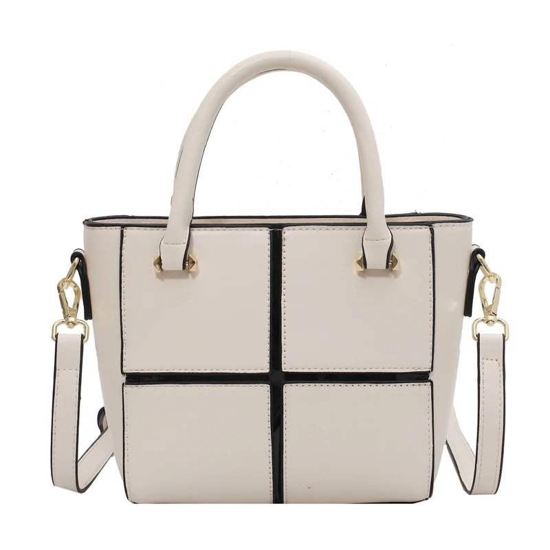 

Square Plaid Design PU Leather Small Crossbody Bags for Women 2021 Female Shoulder Purses and Handbags Ladies Totes