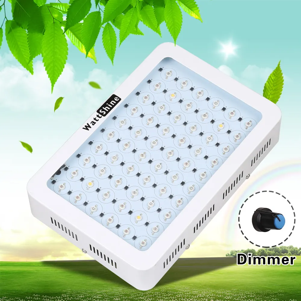 Dimmer led grow lights 300W hydroponic systems Growth Greenhouse plant lighting growing indoors Lamp flower grow tent