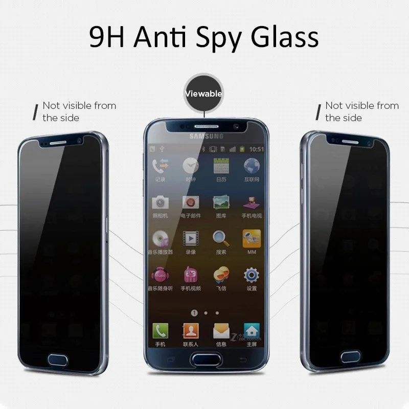 privacy tempered glass for samsung a50 a40 a30 a30s glass anti spy peep screen protector for samsung galaxy a70 a20 a10 a20e free global shipping