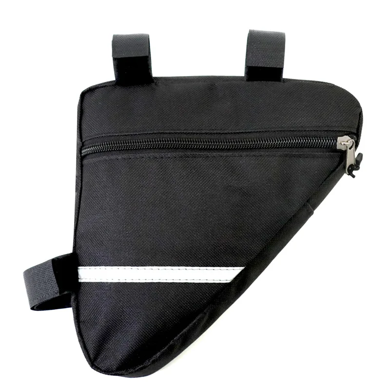 Bike Triangle Bag Mountain Tool Kit With Reflective Strips Bicycle Under Tube Riding Front Beam | Спорт и развлечения