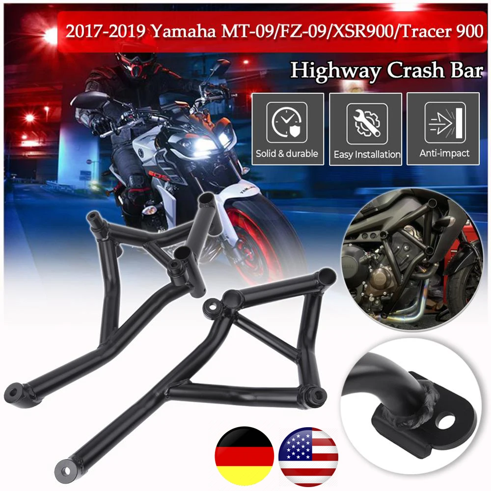 Автомобильный бампер для камеры 2017 2018 2019 2020 Yamaha MT09 FZ09 MT FZ 09 XSR 900 Tracer аксессуары