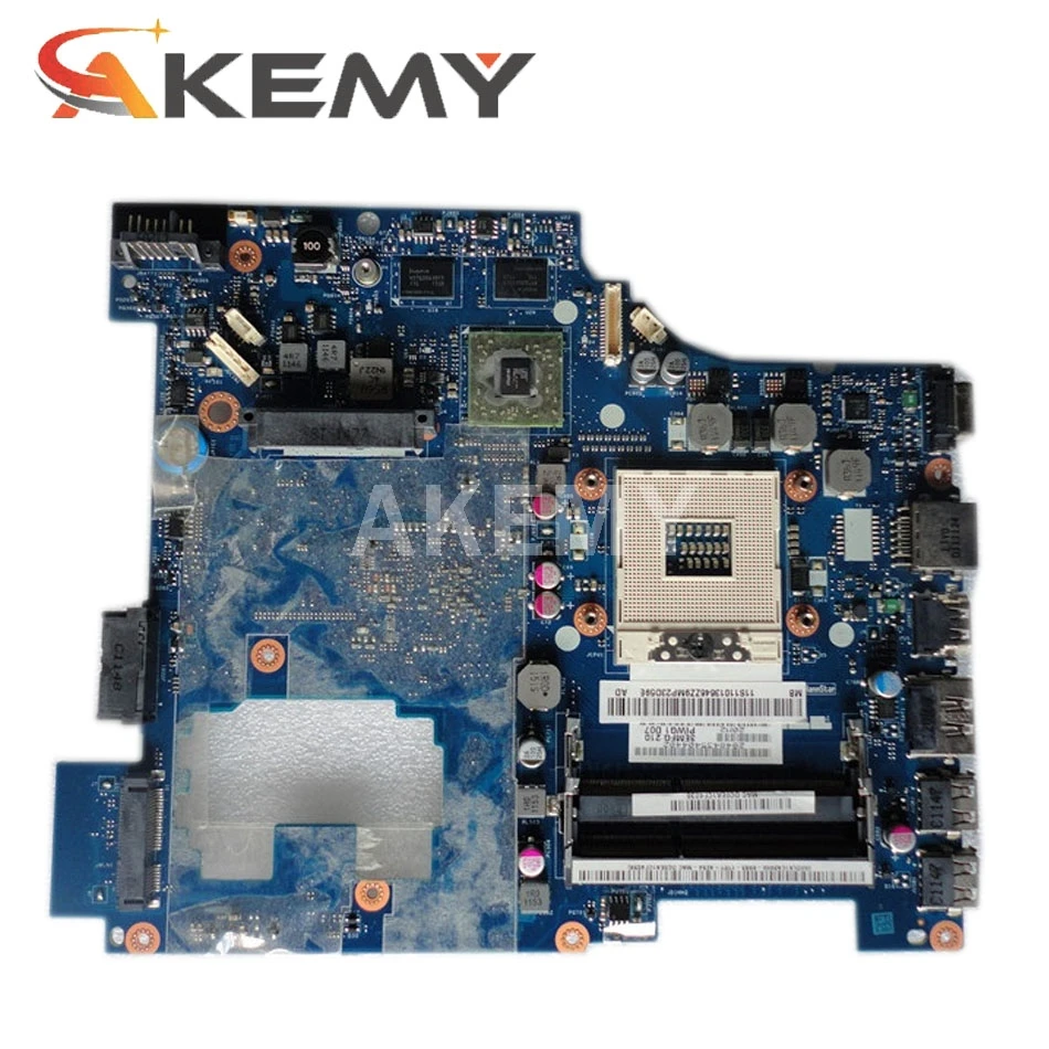 

AKEMY Laptop motherboard For LENOVO G470 14' Inch HD6370M Mainboard 11013646 PIWG1 LA-6751P HM65 216-1774207