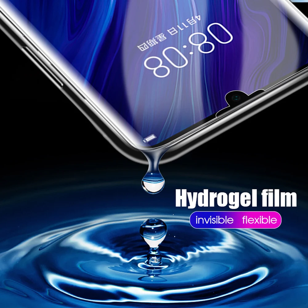 2 шт. для huawei y5 lite y6 y7 prime pro 2019 2018 Гидрогелевая пленка мягкая полная защита экрана