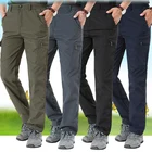 Брюки мужские тактические с несколькими карманами, повседневные джоггеры, брюки-карго, повседневные модные штаны, осень-весна