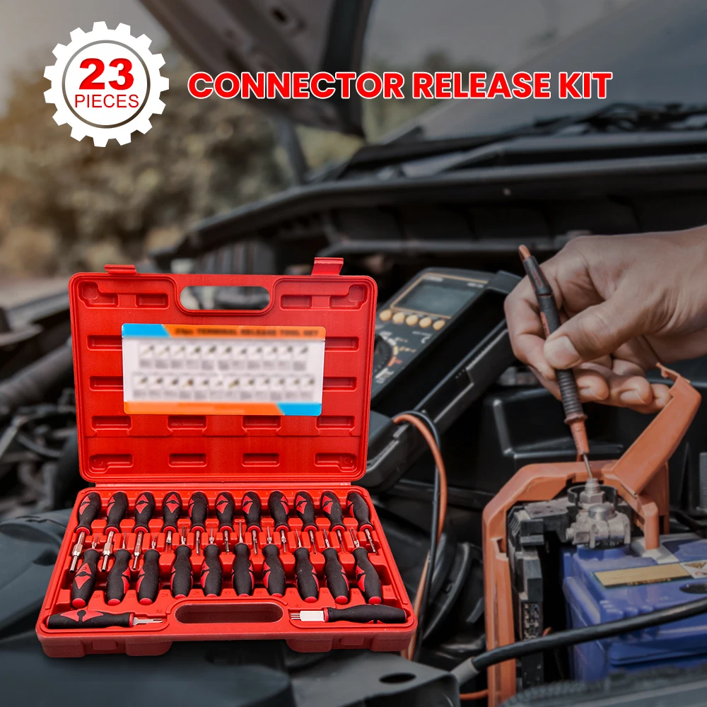 

23x автоматический инструмент для снятия клеммы проводов, обжимной экстрактор контактов для VW, Jaguar, Porsche