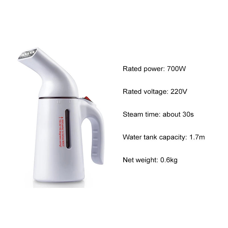 

Handheld Ironing Machine 700W Portable Steam Ironing Brush Clothing Steamer Fabric Steam Iron Travel Household 110V 220V