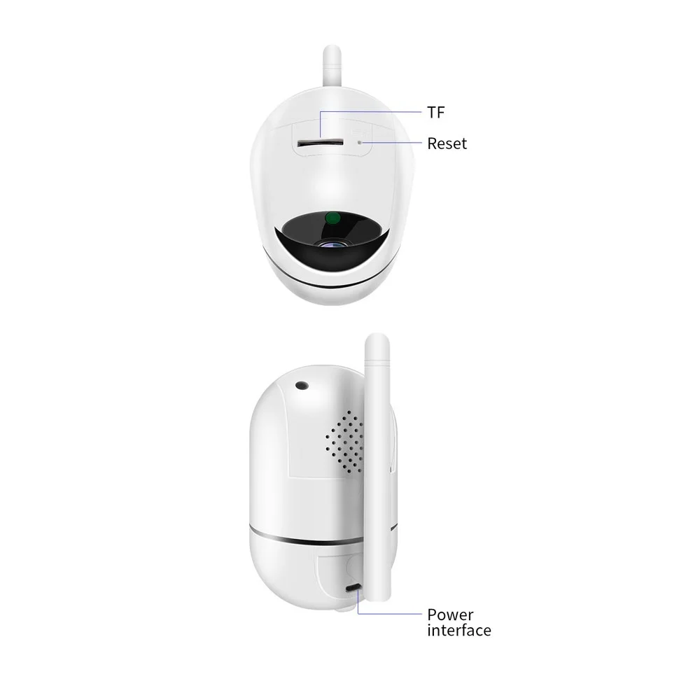 

1080P Full HD Wireless IP Camera Wifi IP CCTV Camera Wifi Mini Network Video Surveillance Auto Tracking Camera Night Vision 3MP
