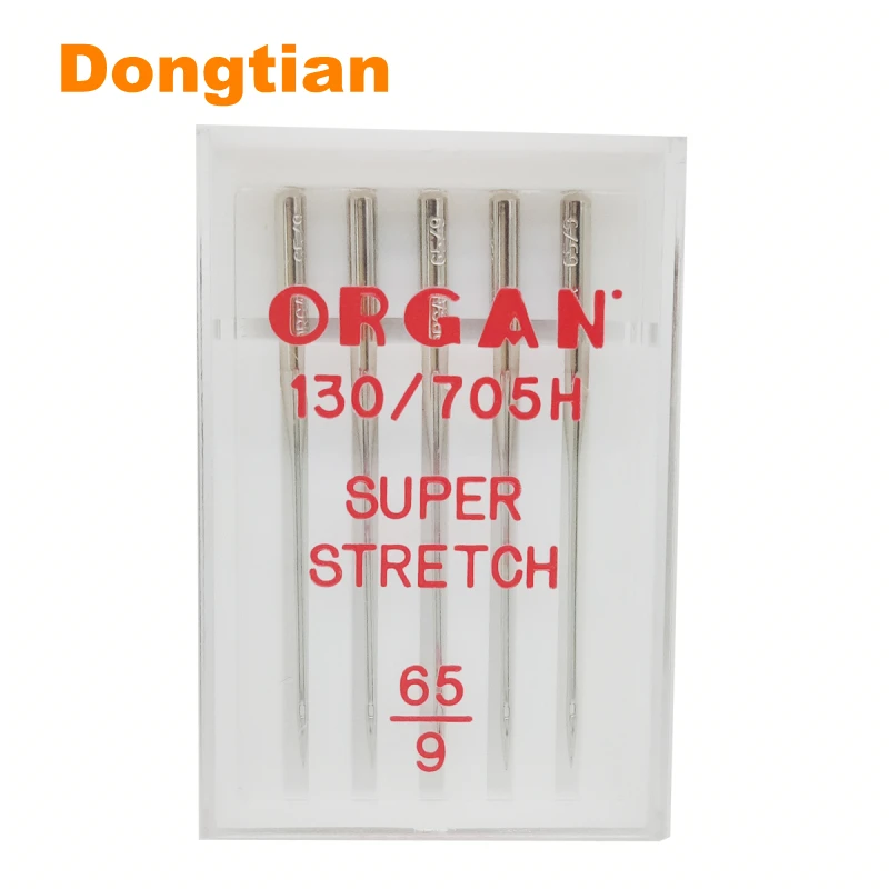 Organ 130/705H Super Stretch Needle Home Use Sewing Machine Anti-Jumping Needles For Elastic Knitted Sports Fabirc Size 65 75 90 | Дом и сад