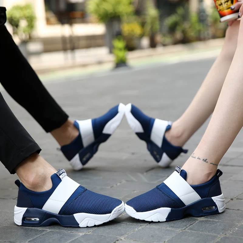 

2021New Men And Women Sports Shoes Summer Fashion All-Match Breathable Mesh Shoes Korean Casual Set Feet Lazy Shoes Couple Shoes