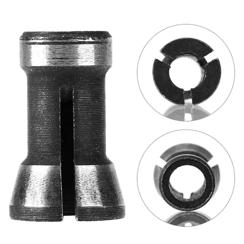 

3Pcs Milling Collet Chuck 6/6.35/ 8mm Precision Adapter