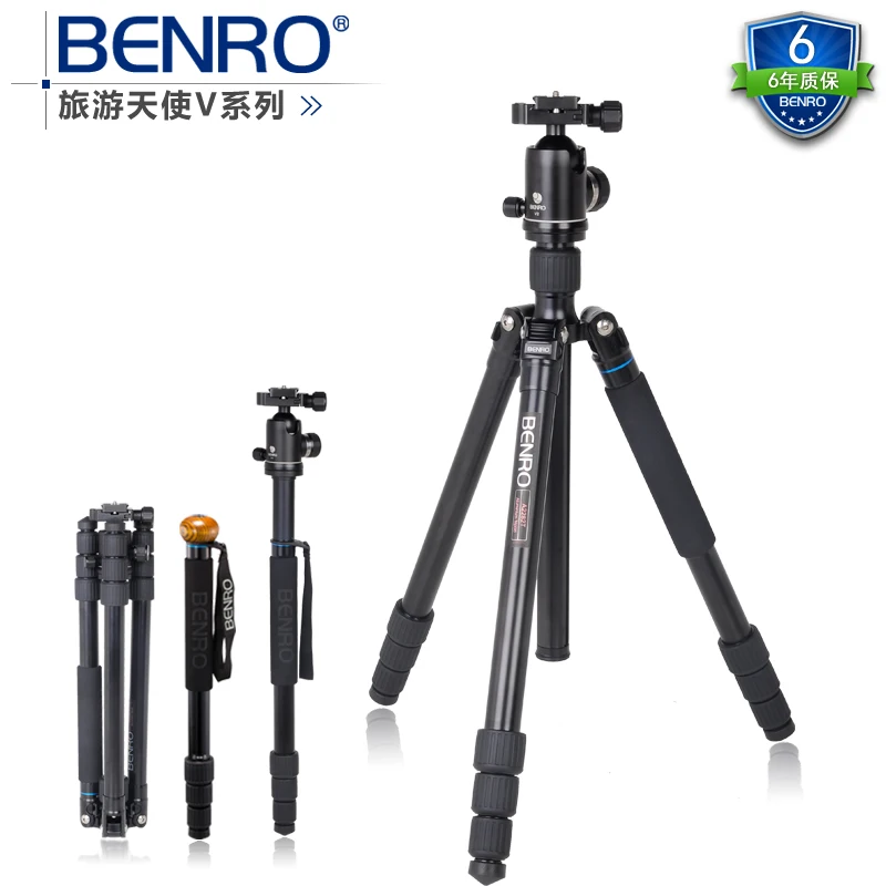 DHL GoPro Benro a2682tv2 штатив из магниевого сплава съемный монопод Профессиональный