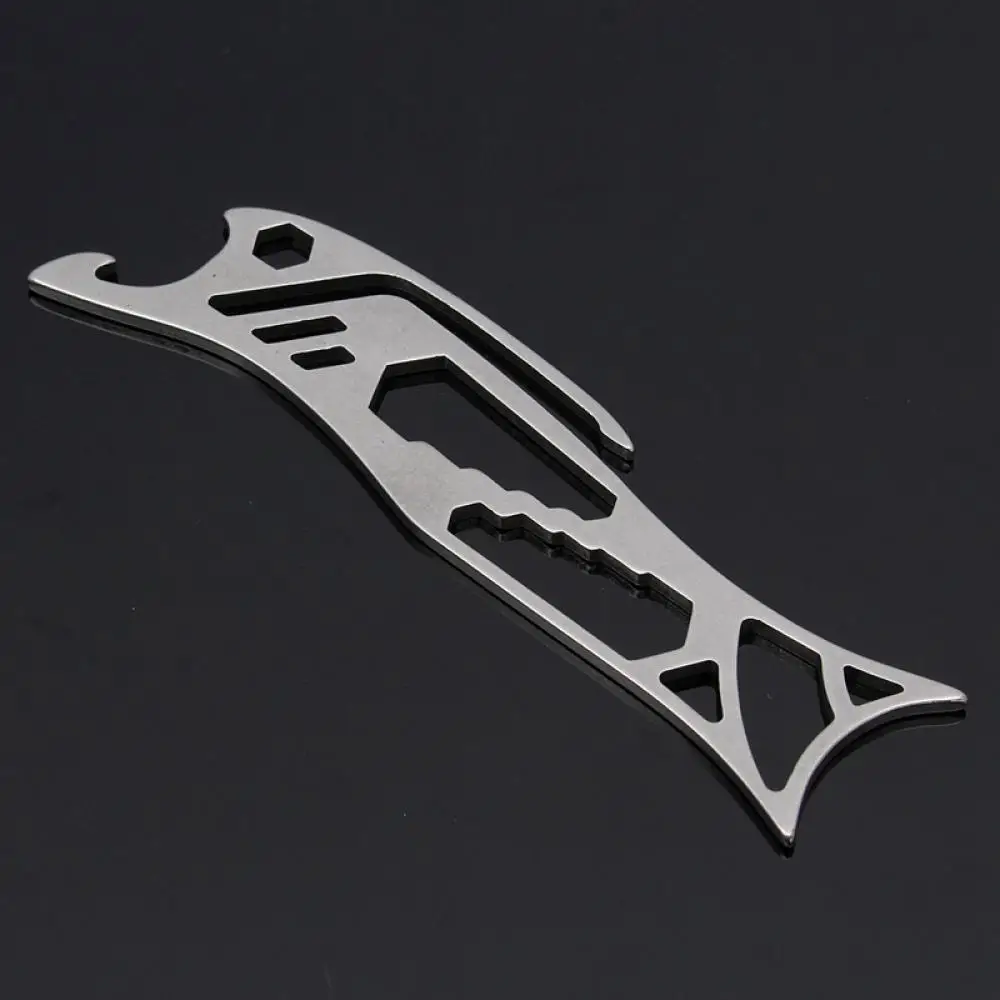 Открывалка для бутылок с кольцом ключей ключ из нержавеющей стали открывания