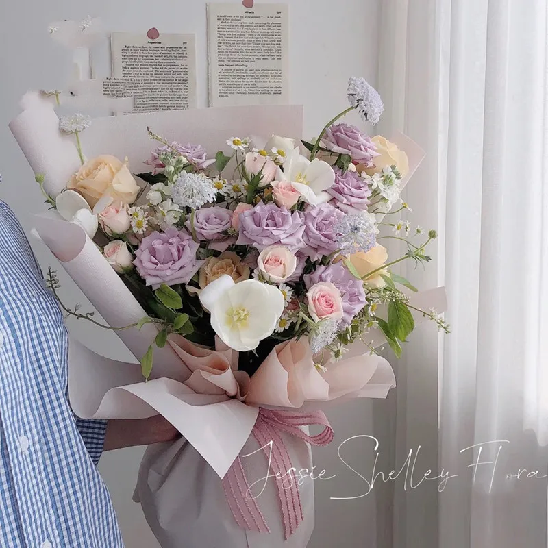 20 шт. однотонная водостойкая цветочная упаковка | Дом и сад