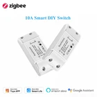 Умный мини-выключатель ZigBee, автоматизация сделай сам с таймером для молнии, работает с приложением Alexa Google Home