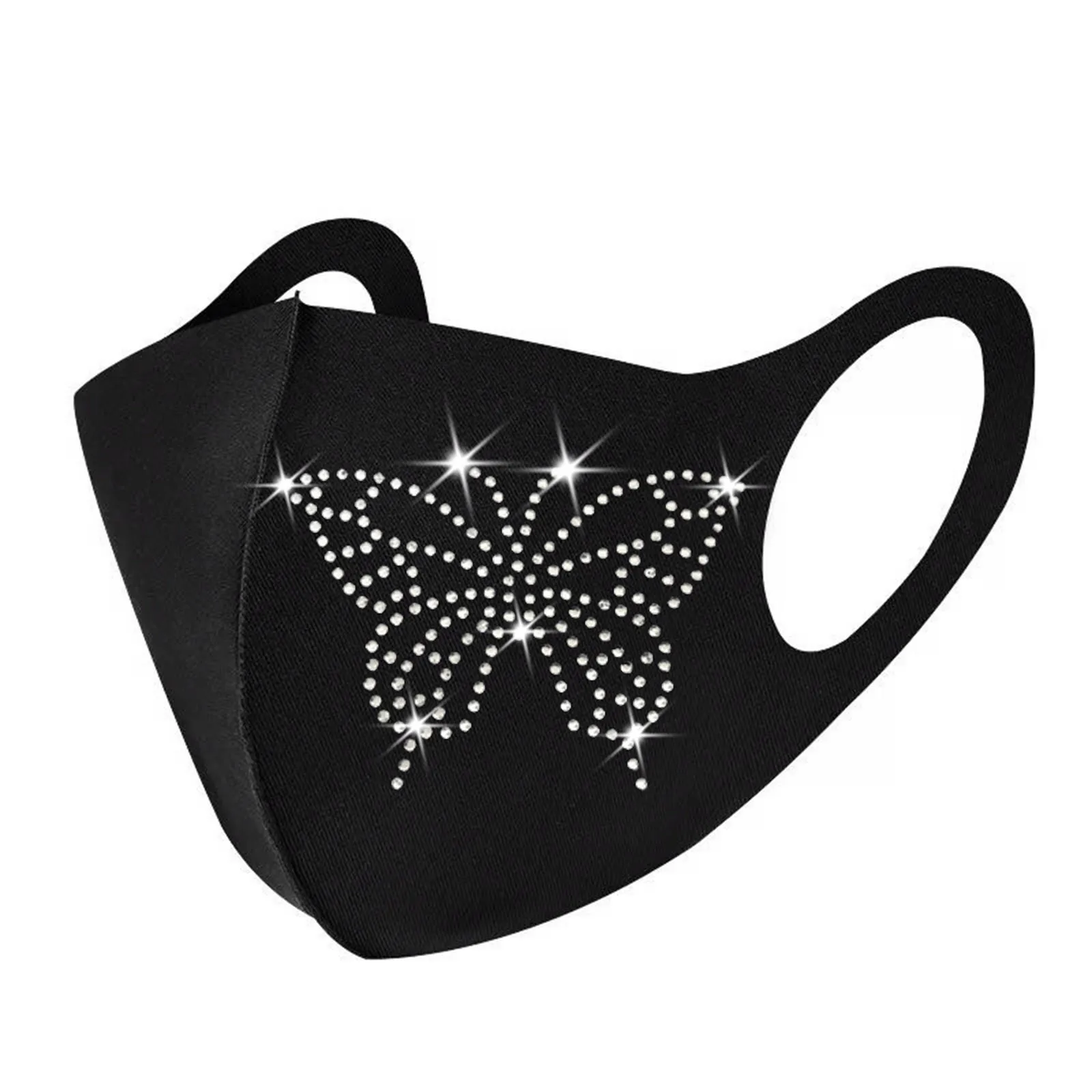 

1pc Soild Mesh Transparent Face Mask Fashion Washable Proof Protect Face Mouth Cover Outdoor Youre Too Close Mascarilla Reutiliz