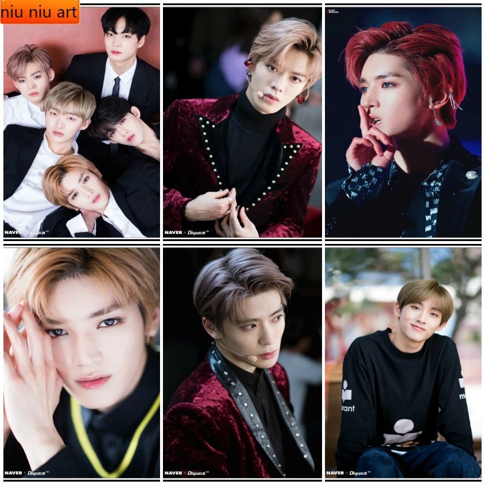 

DIY NCT 127 Posters Diamond Painting Diamond Mosaic Cross Stitch Kits Full Diamond Embroidery Room Decoration