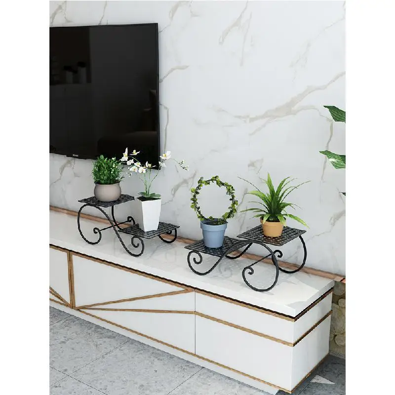 Стандартные полки для растений декоративные металлические Dekorasyon балкон