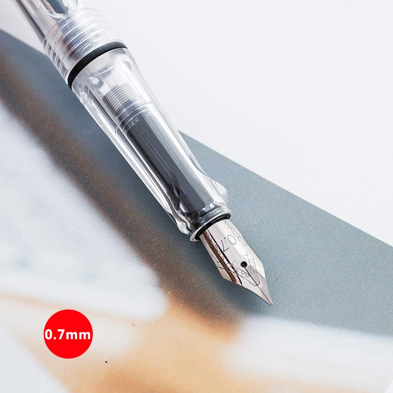 

Art Font Fountain Pen Duckbill Gothic Parallel Calligraphy Art Flat Tip Fountain Pen Writing Stationery Supply Pens H-best
