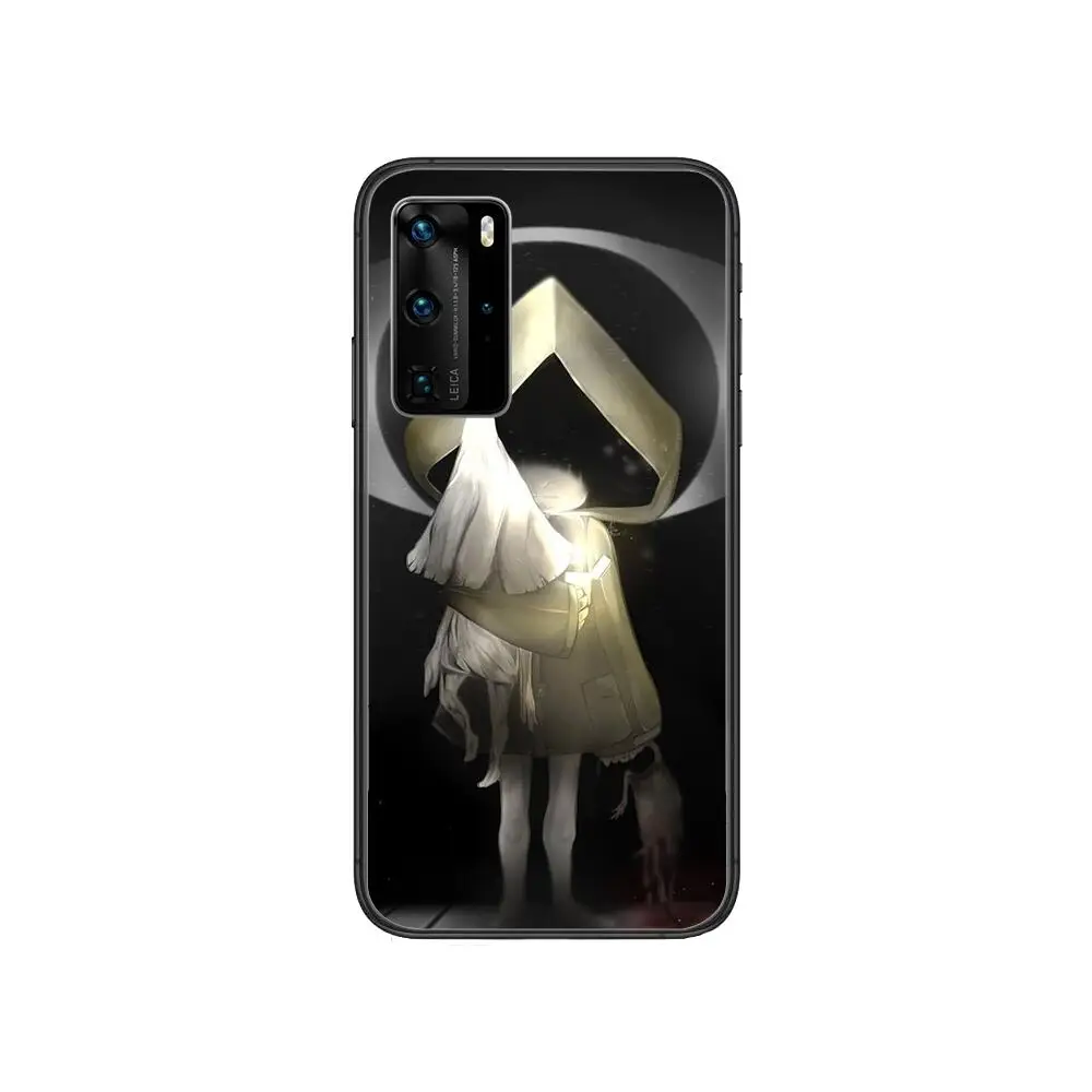 

Pop art little nightmare Clear Phone Case For Huawei Honor 20 10 9 8A 7 5T X Pro Lite 5G Black Etui Coque Hoesjes Comic Fash