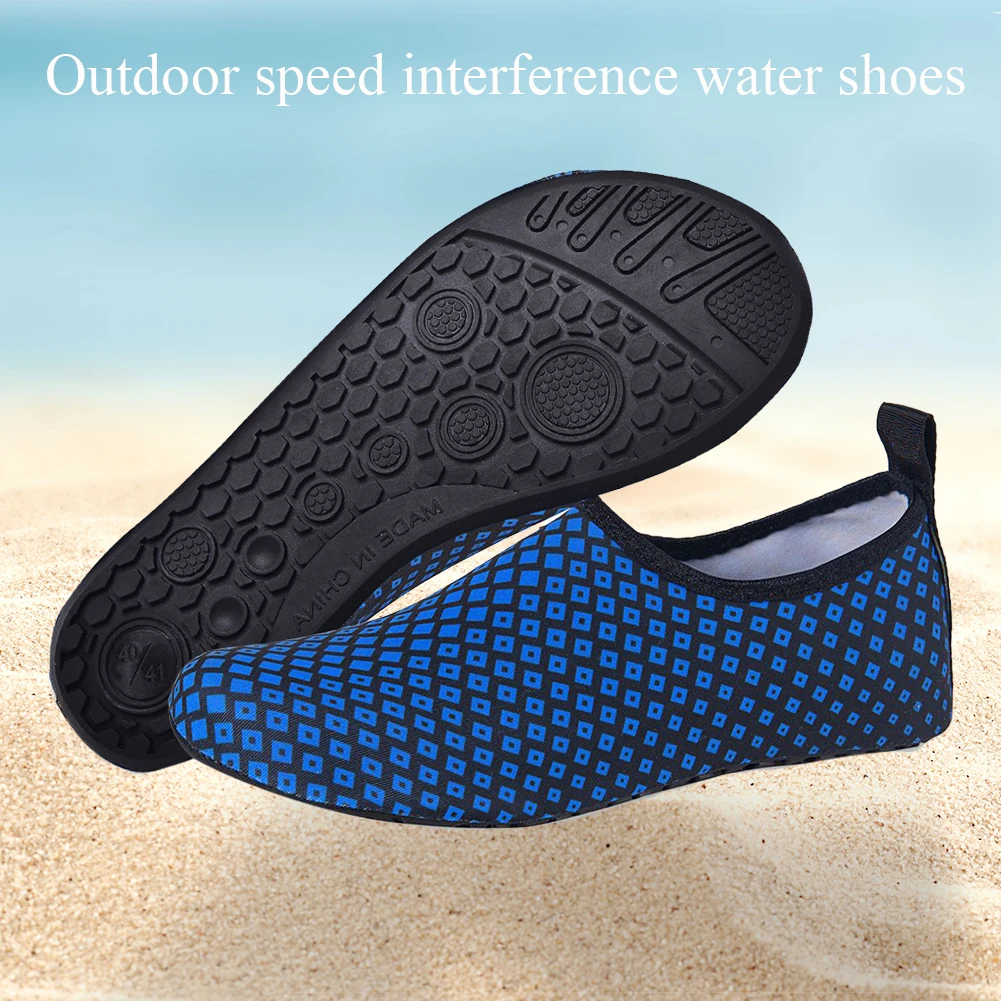 

Men Women Elastic Surfing Quick Dry Lightweight Snorkeling Swimming Soft Boating Breathable Barefoot Beach Shoes Water Sport
