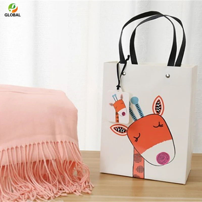 D & P 1 шт бумажный мешок ручной подарок сумка свадебный для дня рождения Tote может