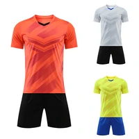 adult sports suits mens summer soccer suits quick dry soccer training clothes short sleeved sportswear suits team game suits
