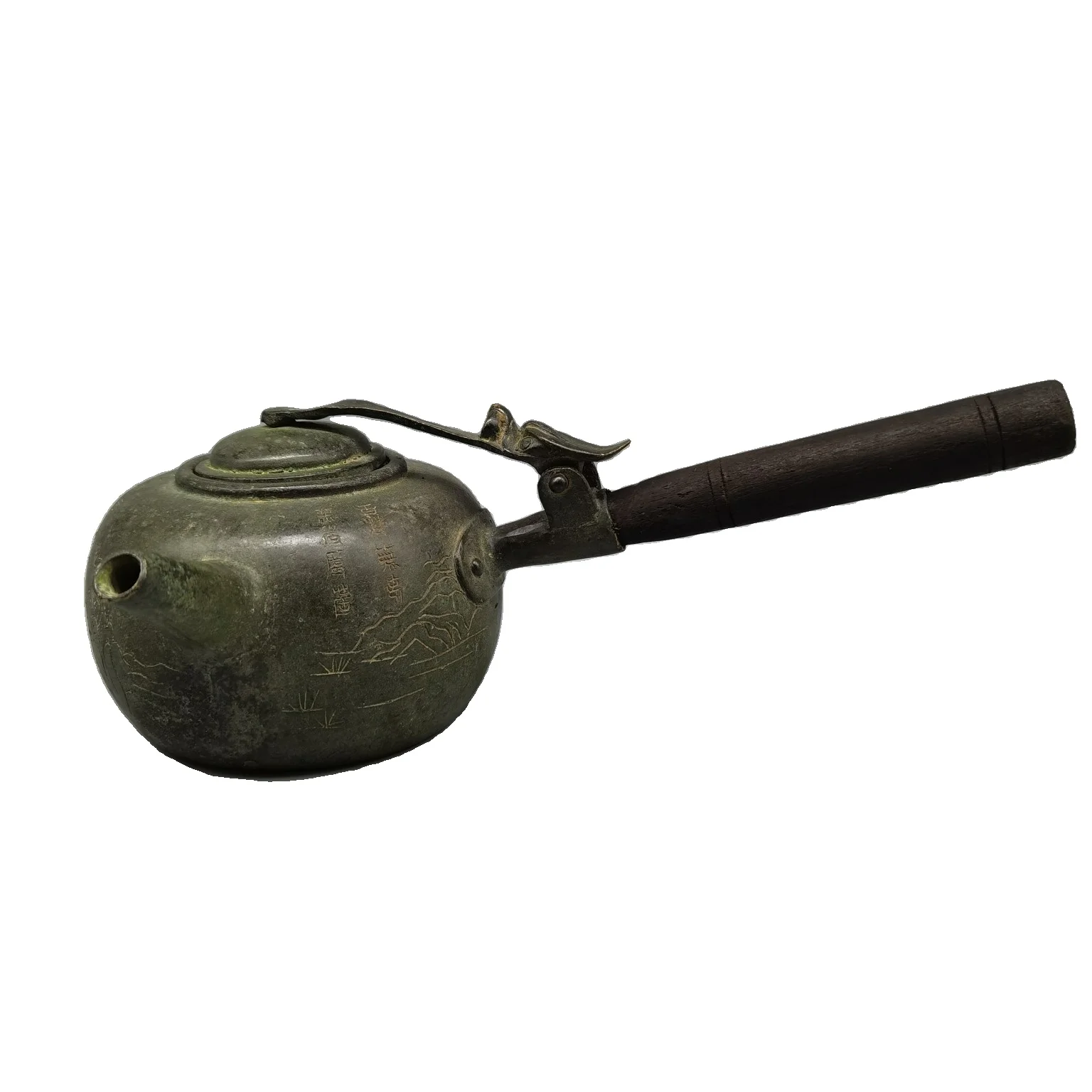 

Laojunlu Copper Pressed Lid Pot Antique Bronze Masterpiece Collection Of Solitary Chinese Traditional Style Jewelry