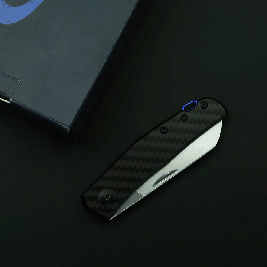 ZT 0230 новый складной нож из углеродного волокна с ЧПУ формовочная ручка Mark 20CV