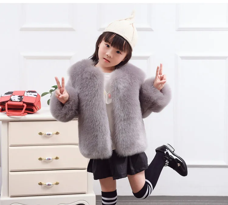 Dollplus/зимнее пальто с мехом для девочек элегантные куртки и пальто с искусственным мехом для маленьких девочек плотная теплая парка эксклюзивная детская одежда