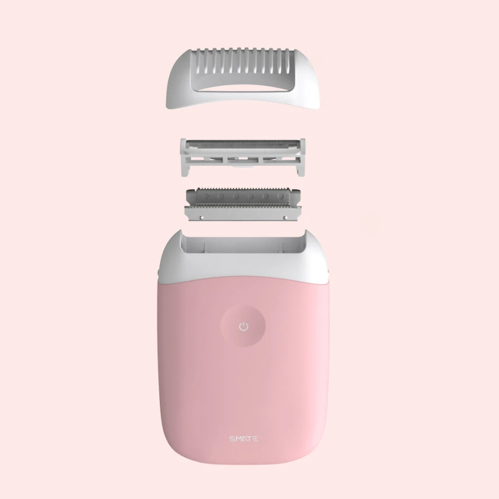 Электрический эпилятор Smate для Xiaomi Mini, портативный триммер для удаления волос для женщин, USB перезаряжаемая гладкая бритва, водостойкий эпилятор
