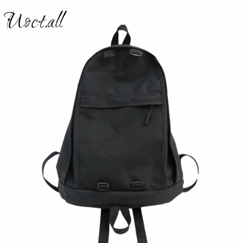 

Waterproof Nylon Large Capacity School Bag Male Korean Version Of Harajuku Ulzzang Simple Wild Backpack Female Laptop Bag