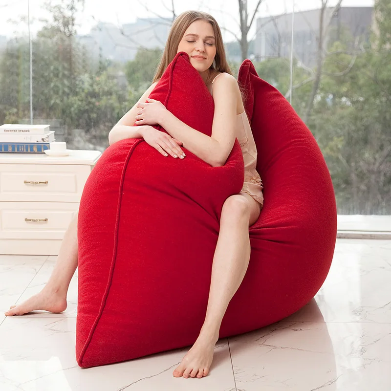 VESCOVO Средний Большой sandalye стул слоеный диван ленивый мешок татами beanbag для взрослых