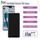 ЖК-экран с дигитайзером в сборе, 7,12 дюйма, для Huawei Honor 8X Max, дисплей с рамкой ARE-AL00 AL10