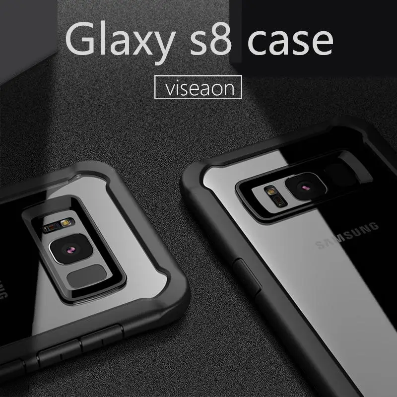 Мягкий усиленный акриловый чехол из ТПУ с краями для сотового телефона