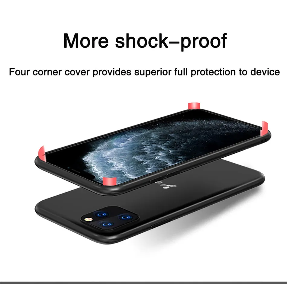 Lovebay Пары Любовь Сердце Простой чехол для телефона для iPhone 11 Pro Max X XS XR Xs Max 6 6s 7 8 Plus Мягкий ТПУ силиконовый чехол