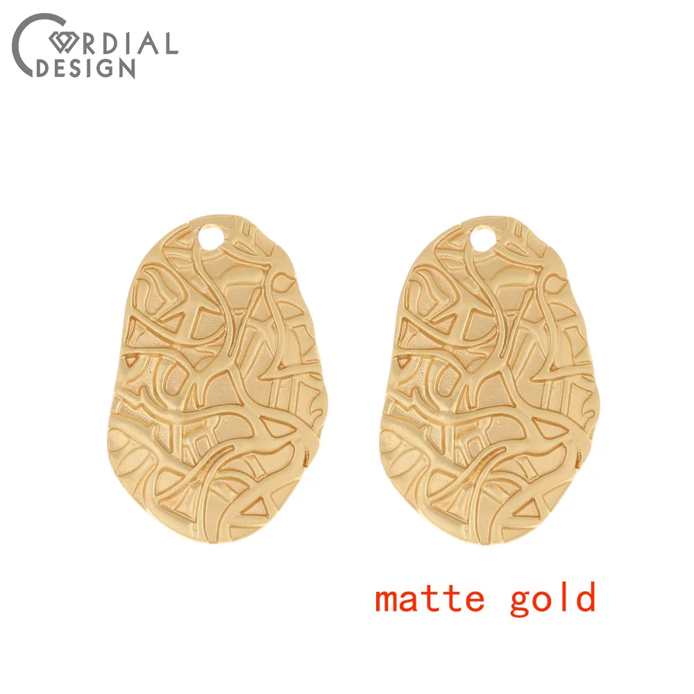 

Cordial Design 50Pcs 21*31MM Jewelry Accessories/DIY Parts/Earrings Making/Matte Gold/Hand Made/Jewelry Findings & Components