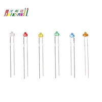 10pcs 1 8mm led diodes light diffused red yellow blue green white warm white orange diffused lens led bigwide angle light lamp