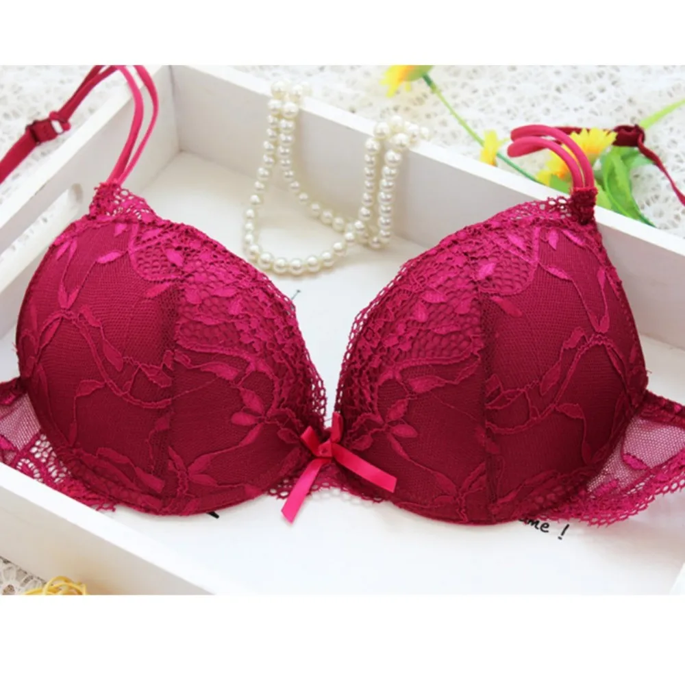 Sexy Deep V Sheer Bra Sets Women Lace Bras and Pantie/Briefs Set 34/36/38 B Cup Women Lady Cute Sexy Underwear Satin Lace