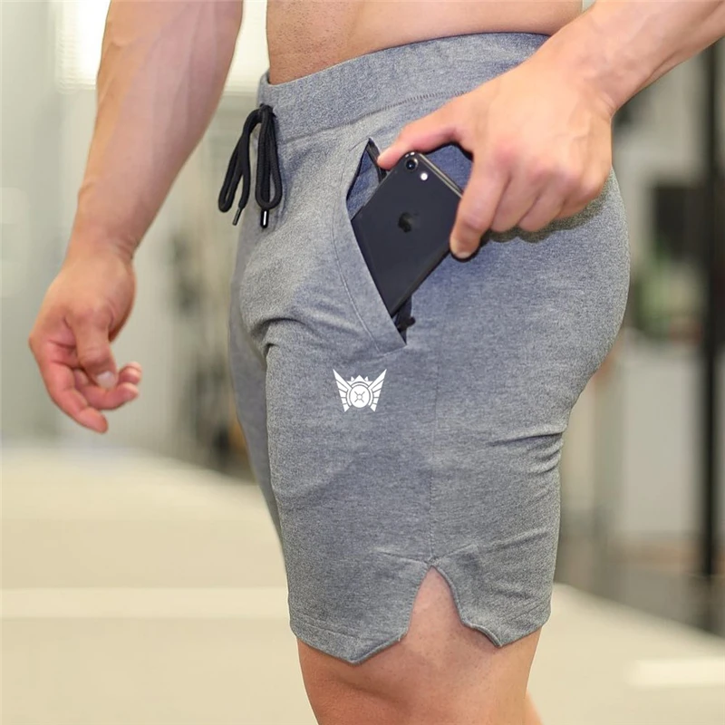 Летние Новые мужские повседневные Брендовые спортивные шорты для фитнеса