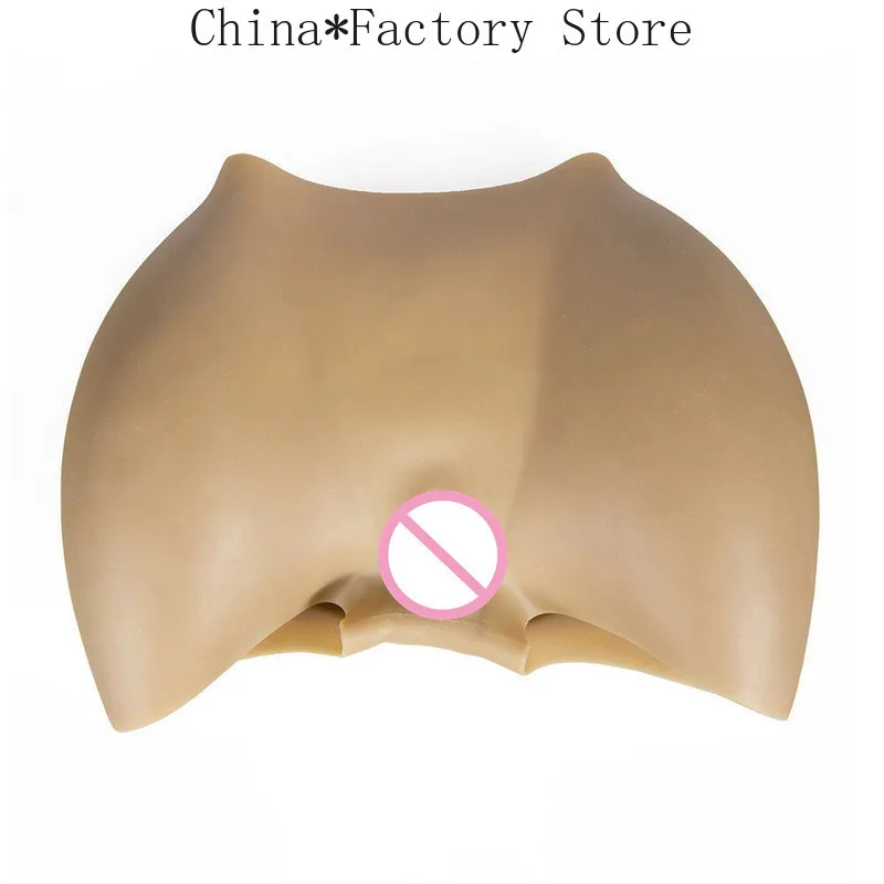 

5500g Full Silicone Sexy Buttock Hip Enhancer Shemale Panty Padded Body Shaper Transgender Sexy L Size Shapewear Waist 63-120cm