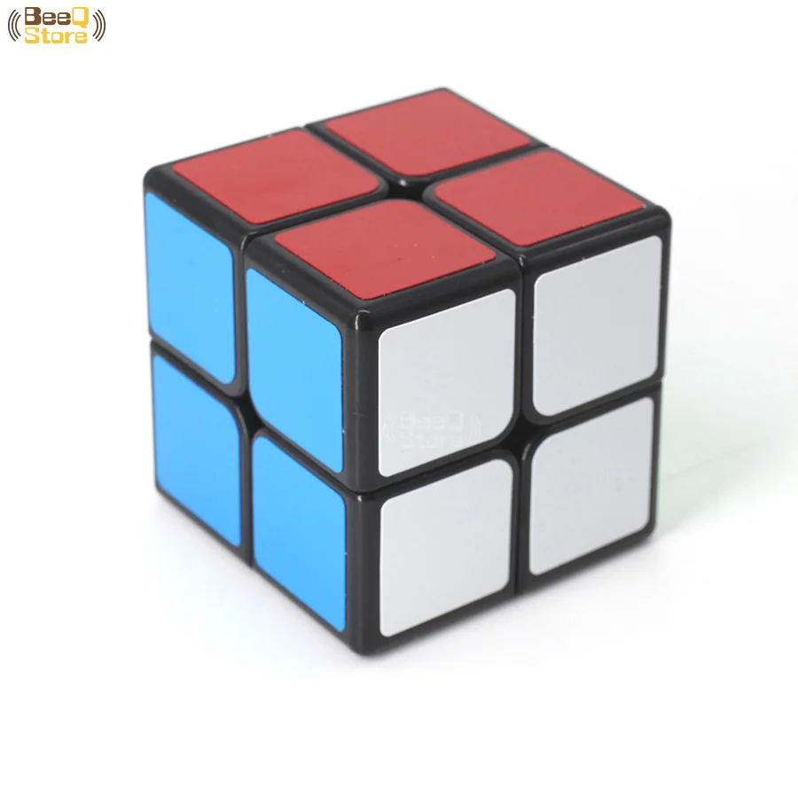 Shengshou Ledgen 2x2 магический куб 2x2x50 мм головоломка скоростной черная белая наклейка