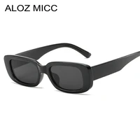 aloz micc fashion women cool rectangle style gradient sunglasses men black leopard summer eyewear uv400 hot droshipping glasses