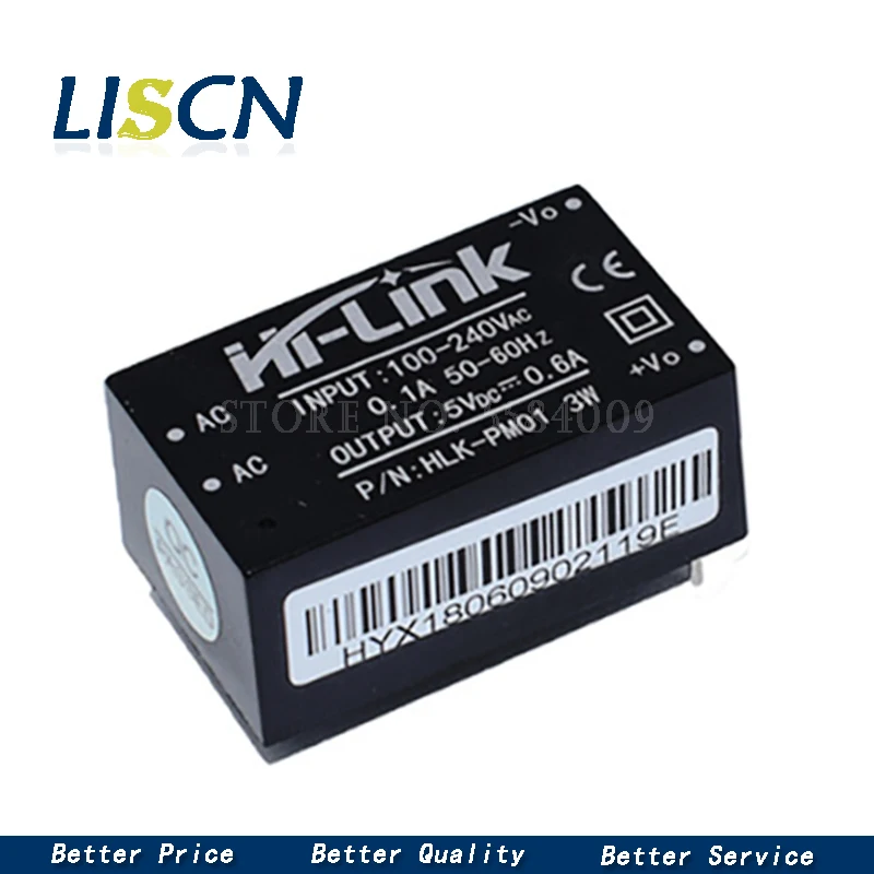 1 шт. HLK-PM01 HLK PM03 HLK-PM12 AC-DC 220 В до 5 3 в 12 Модуль питания AC DC изолированный силовой