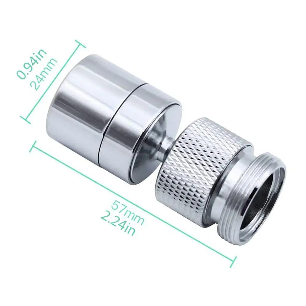 

360 Gegree Swivel Faucet Booster Filter Adjustable 2 Modes Kitchen Bathroom Water Saving Shower Head Faucet Aerator Nozzle