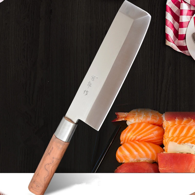 

Stainless Steel Japanese Style Kitchen Cutting Vegetable Meat Knives Slicing Salmon Fish Sashimi Sushi Beef Knife Cleaver Knives