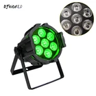Партия алюминиевый сплав светодиодный Par 7x12W RGBW 4 в 1 DMX512 промывочный DJ сценический свет для дискотеки вечеринки освесветильник для диджея профессиональное освещение s