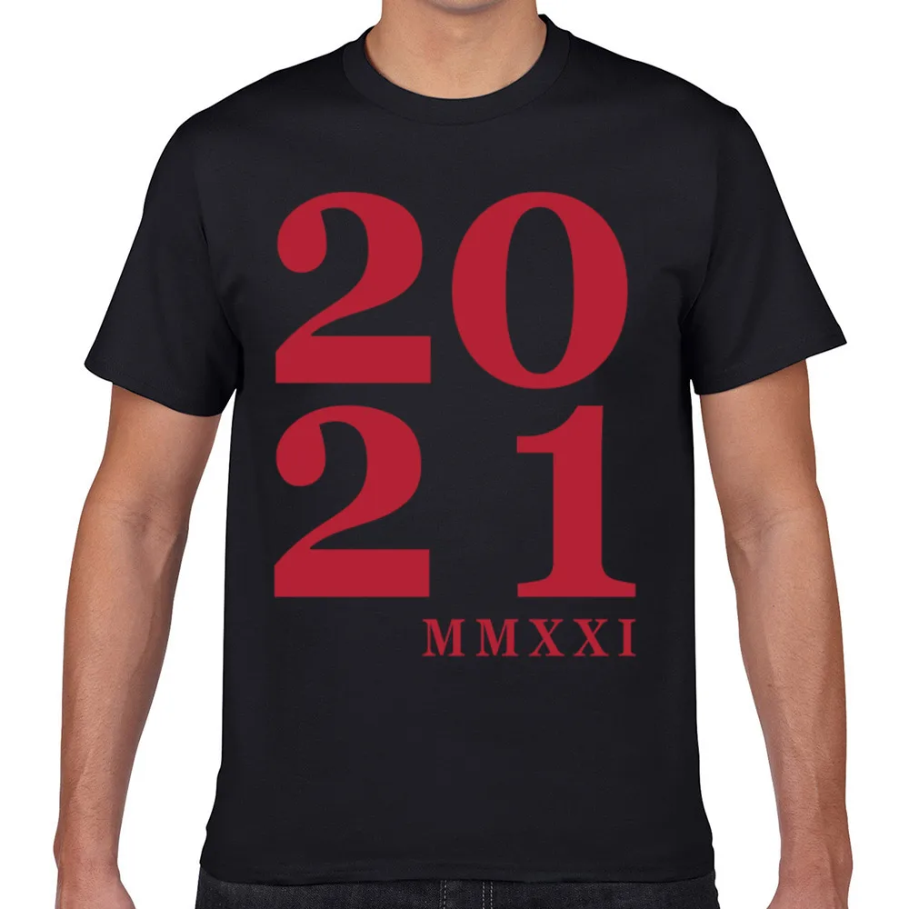 

Tops T Shirt Men new year 2021 Fashion White Geek Cotton Male Tshirt