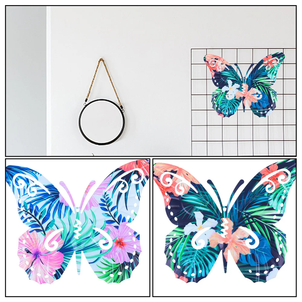 

2pcs Wall Art Iron Decoration Wall Hanging Ornament Craft Accessories