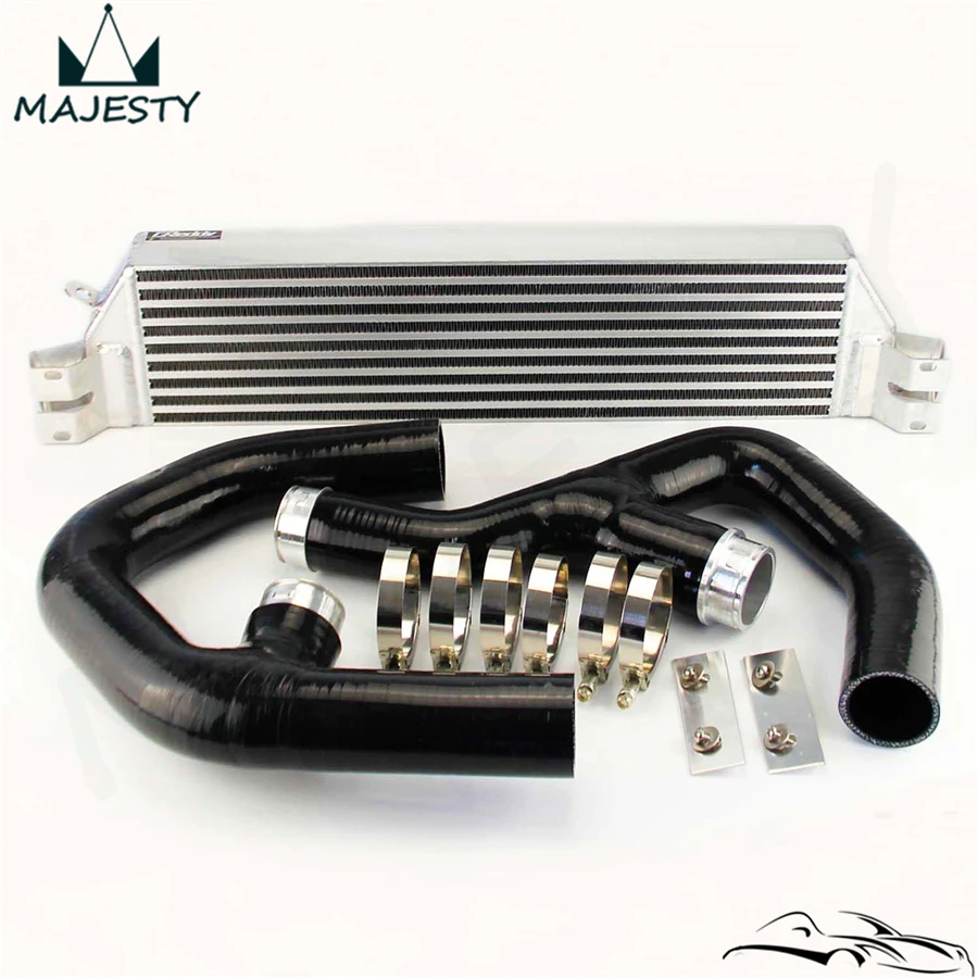 Комплект турбоохладителя для Volkswagen VW GOLF MK5 MK6 GTI FSI JETTA 2 0 T черный|intercooler kit|twin