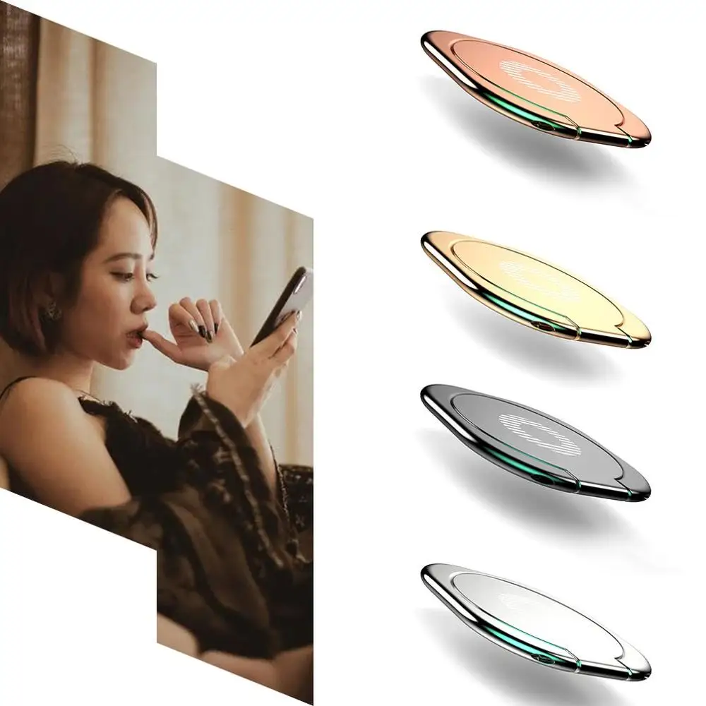

Finger Ring Holder 360 Degree Mobile Phone Smartphone Finger Stand Holder Round Phone Ring Car Mount Stand